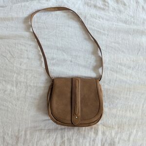 Elegant Tan Vegan Leather Bag